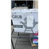 Image 1 : BOON GRUB BABY HIGH CHAIR WITH REMOVABLE SEAT AND TRAY, GREY MODEL B11453 - TESTED WORKING, RETAIL $