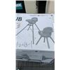 Image 2 : BOON GRUB BABY HIGH CHAIR WITH REMOVABLE SEAT AND TRAY, GREY MODEL B11453 - TESTED WORKING, RETAIL $