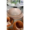 Image 8 : 44 PIECES H AYNSLEY STAFFORDSHIRE ENGLISH IRONSTONE 8 PLACE SETTING - INCLUDES PLATES, BOWLS, CUPS, 