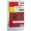 Image 2 : 3 CANADIAN FIVE CENT COINS - 1943, 1951, 1967