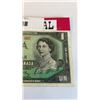 Image 2 : 1967 CANADIAN CENTENNIAL $1 BILL