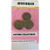 Image 2 : 5 CANADIAN GEORGE VI FIVE CENT COINS - 1940, 1946, 1947, 1950, 1952