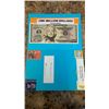 Image 3 : 4 HANDMADE GREETING CARDS - INCLUDE NOVELTY ONE MILLION DOLLAR US BILLS