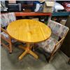 Image 1 : MID CENTURY DROPSIDE TABLE AND 2 CHAIRS