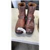 Image 5 : HARLEY DAVIDSON SIZE 10.5 LEATHER BOOTS AND SIZE 11 PERRY ELLIS PORTFOLIO FORMAL SHOES