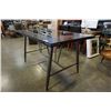 Image 3 : AS NEW MAZIN TABLE W/ GLASS INSERT AND WINE RACK