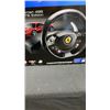 Image 2 : THRUSTMASTER T80 FERRARI VIDEOGAME STEERING WHEEL CONTROLLER WITH PEDALS FOR PS4 - TESTED WORKING, R