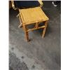 Image 2 : FOLDING DIRECTORS CHAIR AND WICKER ENDTABLE