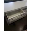 Image 2 : MODERN WHITE CHEST OF DRAWERS WITH DROP DOWN TOP DOORS
