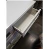 Image 3 : MODERN WHITE CHEST OF DRAWERS WITH DROP DOWN TOP DOORS
