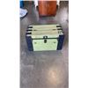 Image 1 : GREEN AND BLACK STORAGE TRUNK