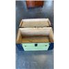 Image 2 : GREEN AND BLACK STORAGE TRUNK