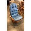 Image 1 : RATTAN SWIVEL CHAIR