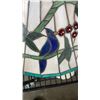Image 2 : LEADED GLASS LAMP SHADE - 20 INCH DIAMETER