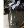 Image 1 : 2 BRUSHED METAL FLOOR LAMPS
