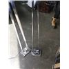 Image 2 : 2 BRUSHED METAL FLOOR LAMPS
