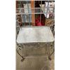 Image 2 : METAL WINE RACK WITH STONE TOP