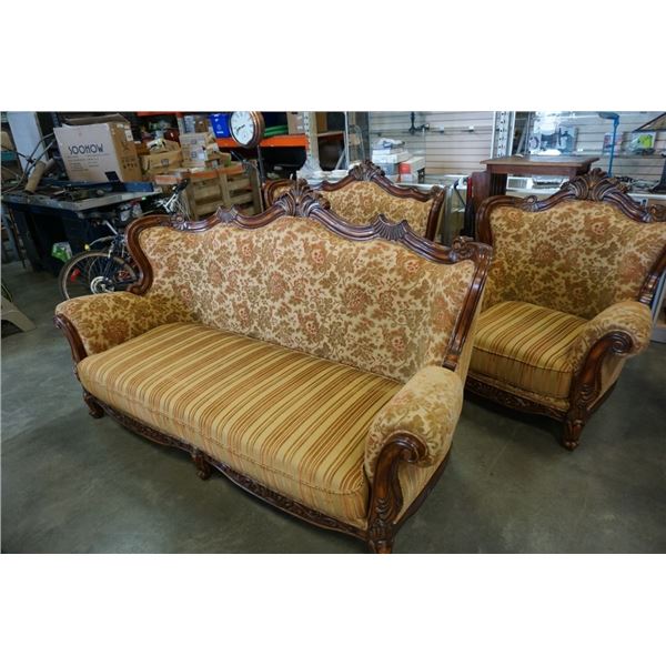 OVERSIZED 3 PIECE SOFA SET - SOFA LOVESEAT AND CHAIR