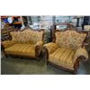 Image 2 : OVERSIZED 3 PIECE SOFA SET - SOFA LOVESEAT AND CHAIR