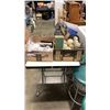 Image 1 : 2 TRAYS VANTIY MIRROR, ARTS AND CRAFTS SUPPLIES, DECORATIVE EGGS, MAKEUP, WALLETS