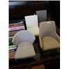 Image 1 : 4 MODERN NEUTRAL TONE CHAIRS