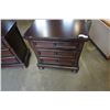 Image 2 : PAIR OF ASHLEY FURNITURE NIGHTSTANDS DARK BROWN FINISH