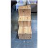 Image 2 : WOOD ORGANIZER SHELF WITH BINS
