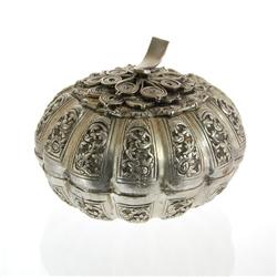 Coin Silver Gourd Box 364 Grams (CLB-186)