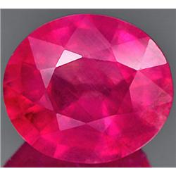 5.45ct. Beautiful Natural Pink Red Ruby Mozambique Gem VS RETAIL $4125 (GEM-3582)
