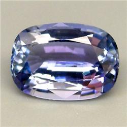 1.61ct. Rare Block D Top Multi Color Tanzanite AAA RARE FLAWLESS RETAIL $7500 (GEM-3781)