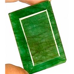 242ct. Rare Huge Collector's Natural S. American Emerald RETAIL $17500 (GEM-3928)