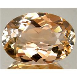 5.82ct. Brilliant Top Imperial Topaz Unheated AAA  Flawless RETAIL $6750 (GEM-3943)