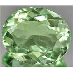 4.38ct.  Ravishing Clean Natural Green Amethyst Brazil  Flawless RETAIL $900 (GEM-3948)