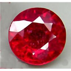 1.2ct. Round 5.8mm.Top Blood Red Madascar Ruby VS RETAIL $750 (GEM-3949A)