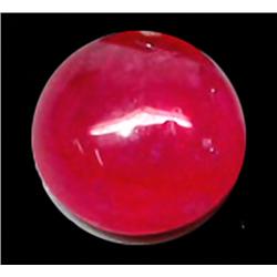 3ct. Cabochon 7.5mm.Top Blood Red Madascar Ruby RETAIL $950 (GEM-3950D)