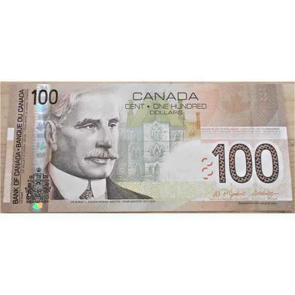 2005 Bank of Canada One Hundred Dollar Bill UNC BKL2513677