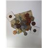 Image 1 : Mixed World Coins with Mexican Bill