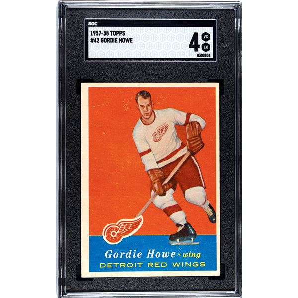 1957-58 Topps #42 Gordie Howe (SGC 4)
