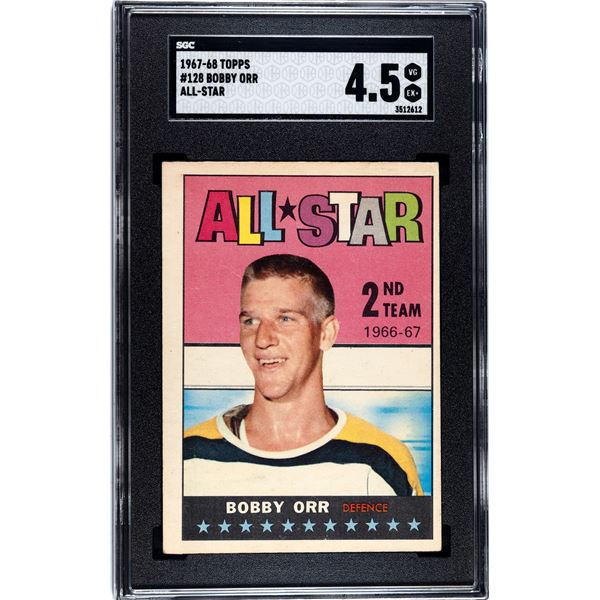 1967-68 Topps #128 Bobby Orr AS (SGC 4.5)