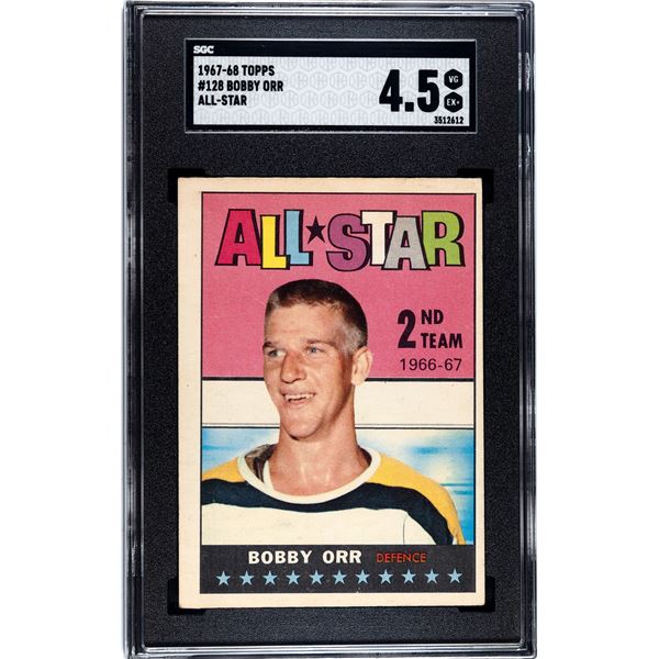 1967-68 Topps #128 Bobby Orr AS (SGC 4.5)