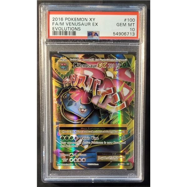 Pokemon - M Venusaur EX Full Art (PSA 10) GEM