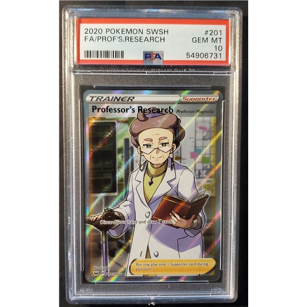 Pokemon - Professor's Research Full Art (PSA 10) GEM!