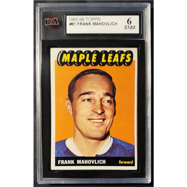 1965-66 Topps #81 Frank Mahovlich (KSA 6)