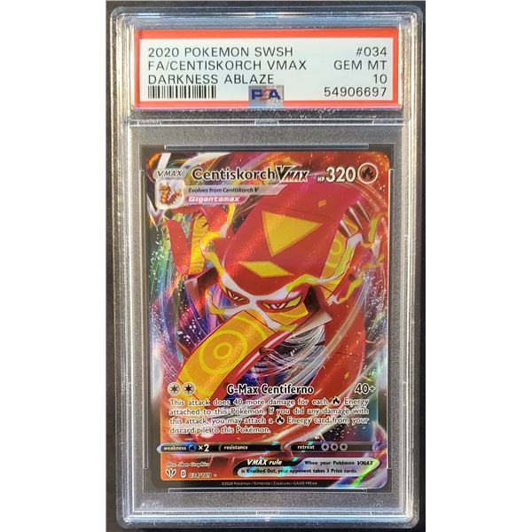 Pokemon - Centiskorch Vmax (PSA 10) GEM!