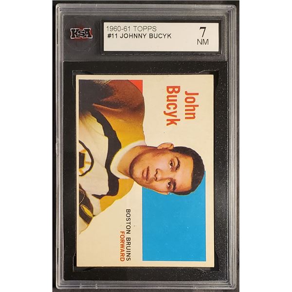 1960-61 Topps #11 Johnny Bucyk (KSA 7)