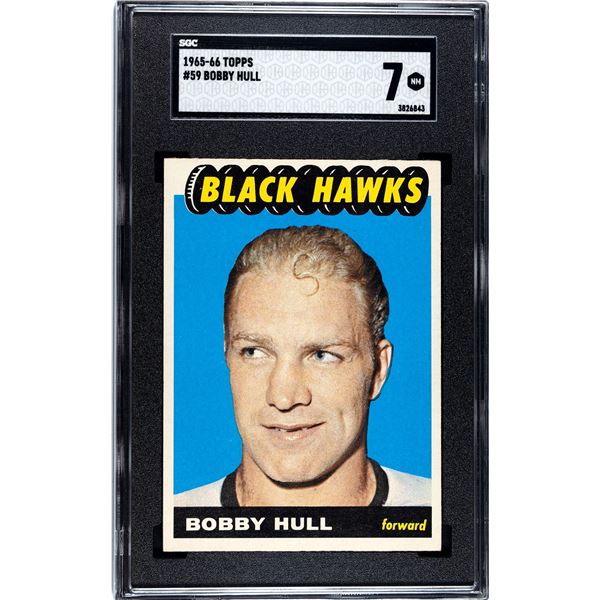 1965-66 Topps #59 Bobby Hull (SGC 7) NM