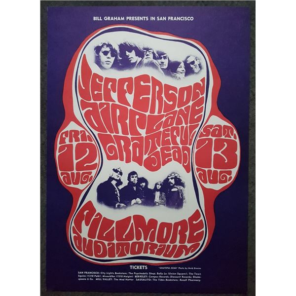Grateful Dead/Jefferson Airplane - 2nd printing - 1966 (BG23)