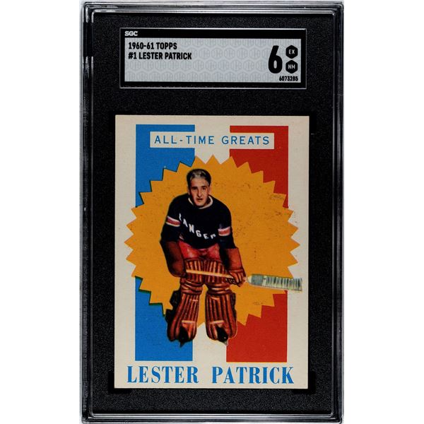 1960-61 Topps #1 Lester Patrick ATG (SGC 6)