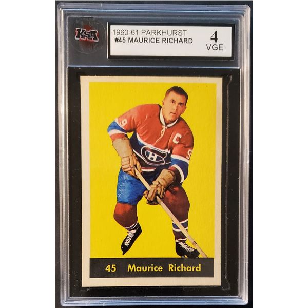 1960-61 Parkhurst #45 Maurice Richard (KSA 4)