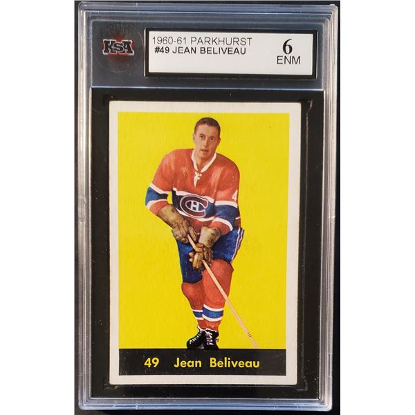 1960-61 Parkhurst #49 Jean Beliveau (KSA 6)